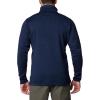 Columbia mens Sweater Weather Full Zip(Collegiate Navy Heather)
