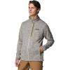 Columbia mens Sweater Weather Full Zip(Dark Stone Heather)