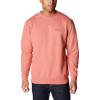 Columbia Men’s Hart Mountain II Crew Neck(Dark Coral Heather)