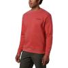 Columbia Men’s Hart Mountain II Crew Neck(Red Jasper Heather)