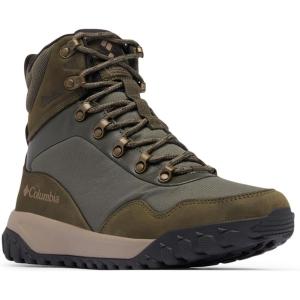 Columbia Men’s Burnsider Omni-heat Infinity Hiking Boots(Deep Olive/Tangy Orange)
