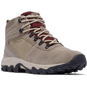 Columbia Men’s Newton Ridge Plus II Suede Waterproof Hiking Boot(Pebble/Deep Rust)