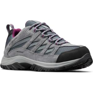 Columbia Women’s Crestwood Waterproof Hiking Shoe(Graphite/Wild Iris)