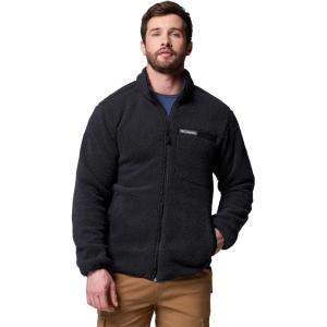 Columbia mens Rugged Ridge High Pile Full Zip(Black)