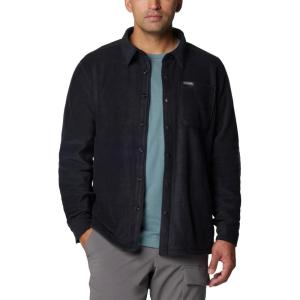 Columbia mens Steens Mountain Solid Shirt Jacket(Black)