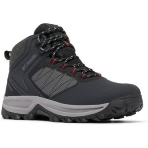 Columbia mens Transverse Hike Waterproof(Black/Mountain Red)