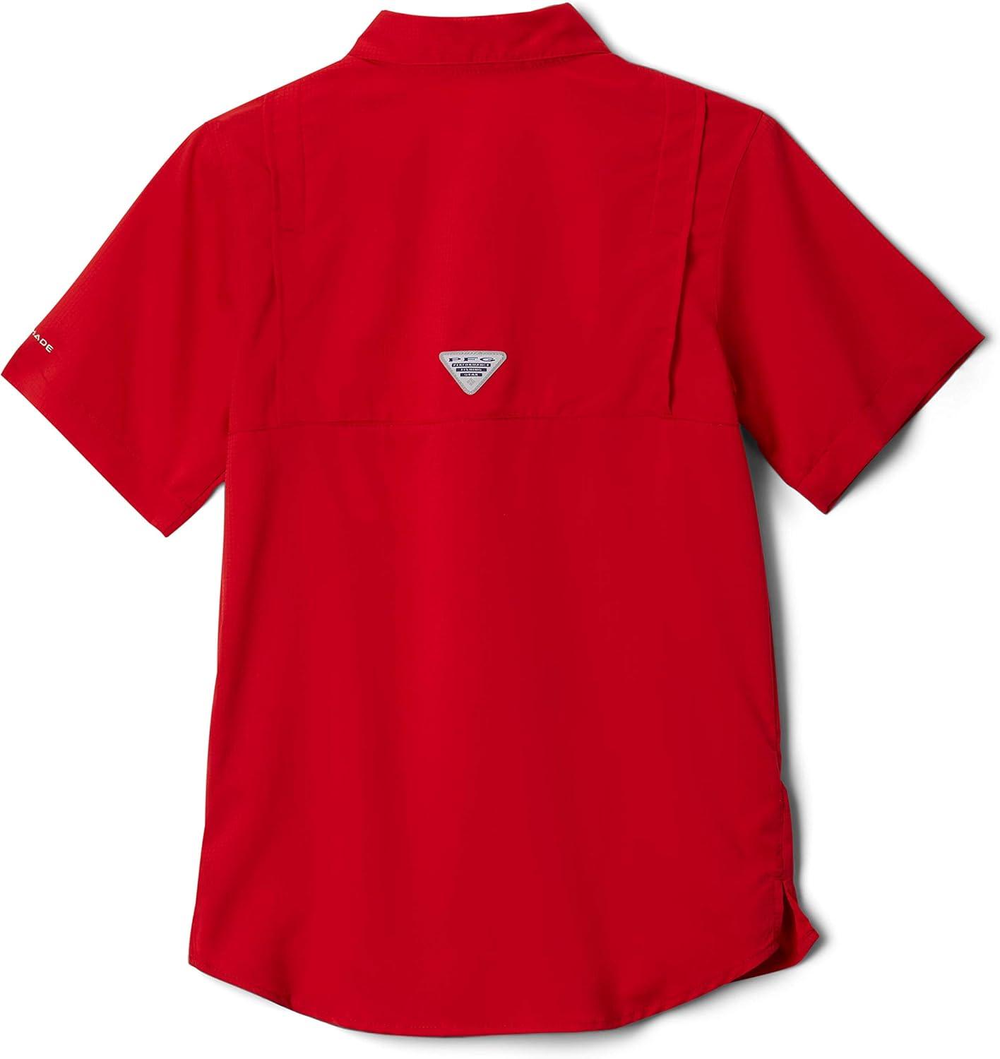 imageColumbia Boys PFG Tamiami Short Sleeve ShirtRed Spark