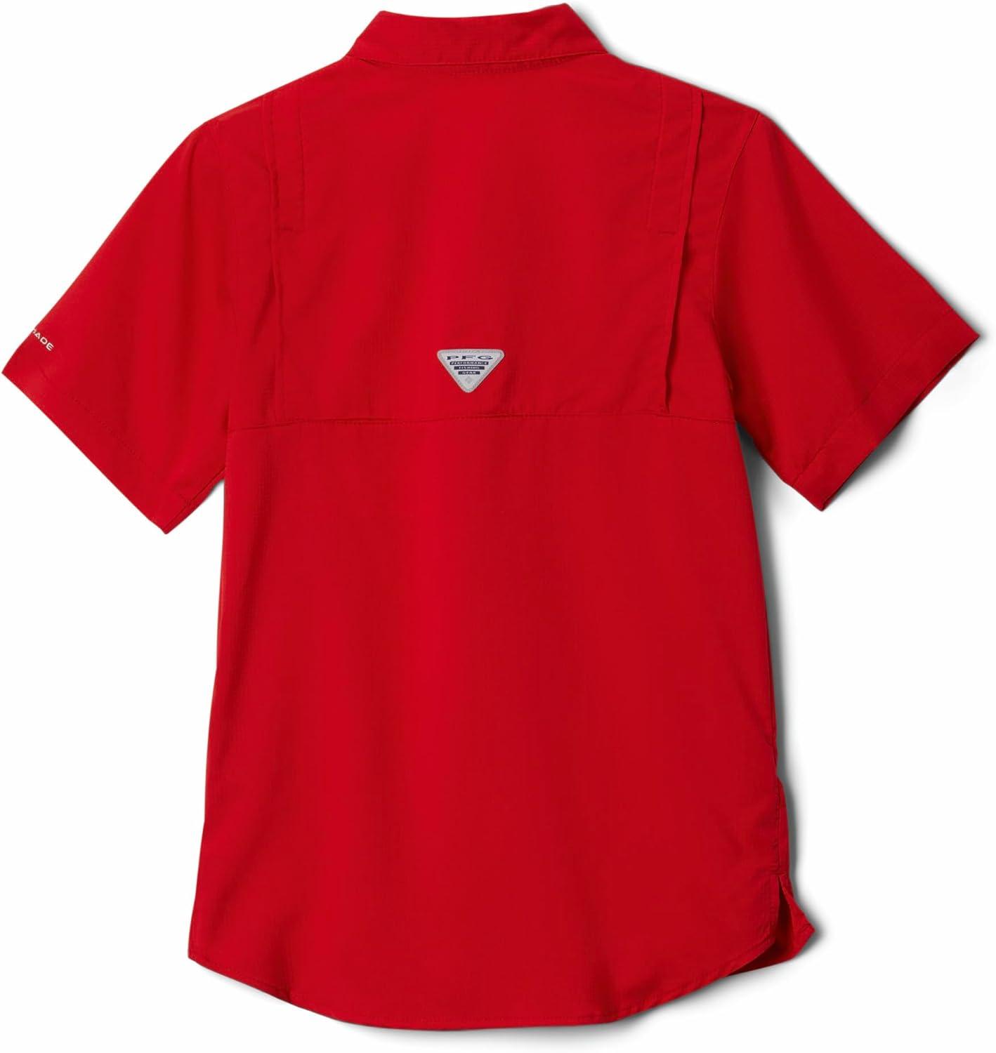 imageColumbia Boys PFG Tamiami Short Sleeve ShirtRed Spark