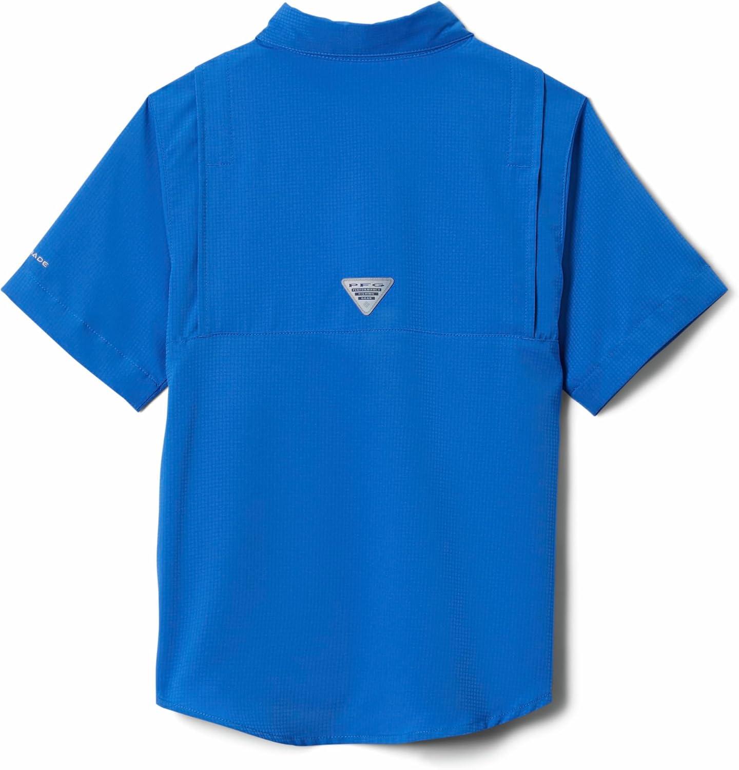 imageColumbia Boys PFG Tamiami Short Sleeve ShirtVivid Blue