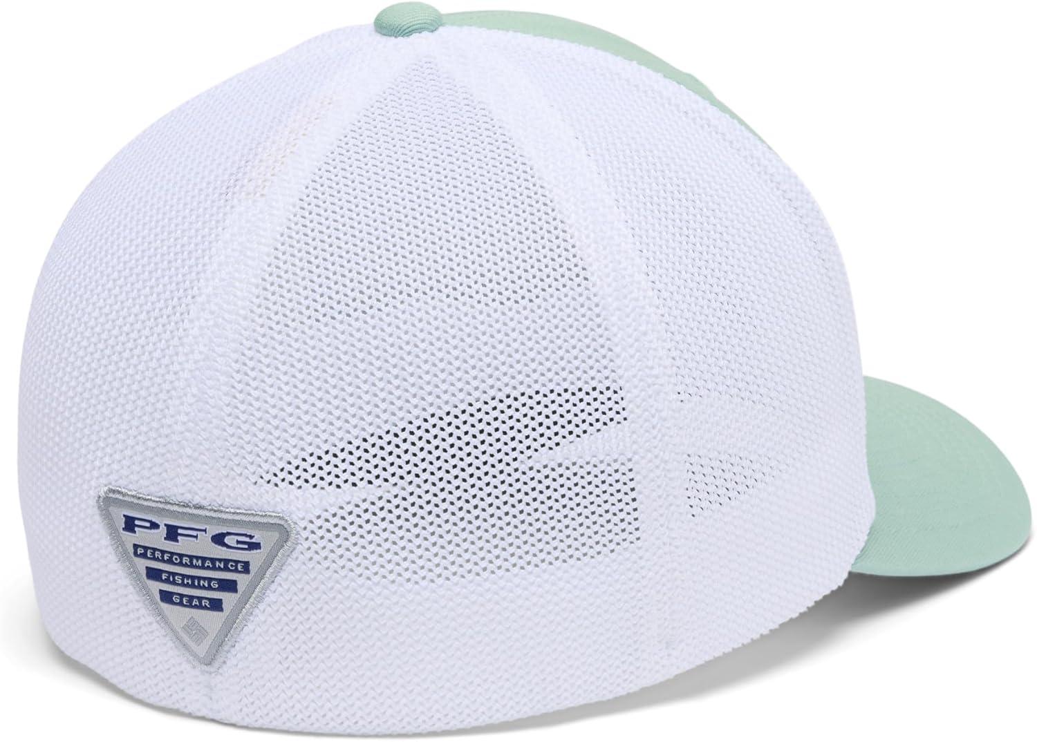 imageColumbia Unisex PFG Logo Mesh Ball Cap Misty JadeWhiteHook LXL