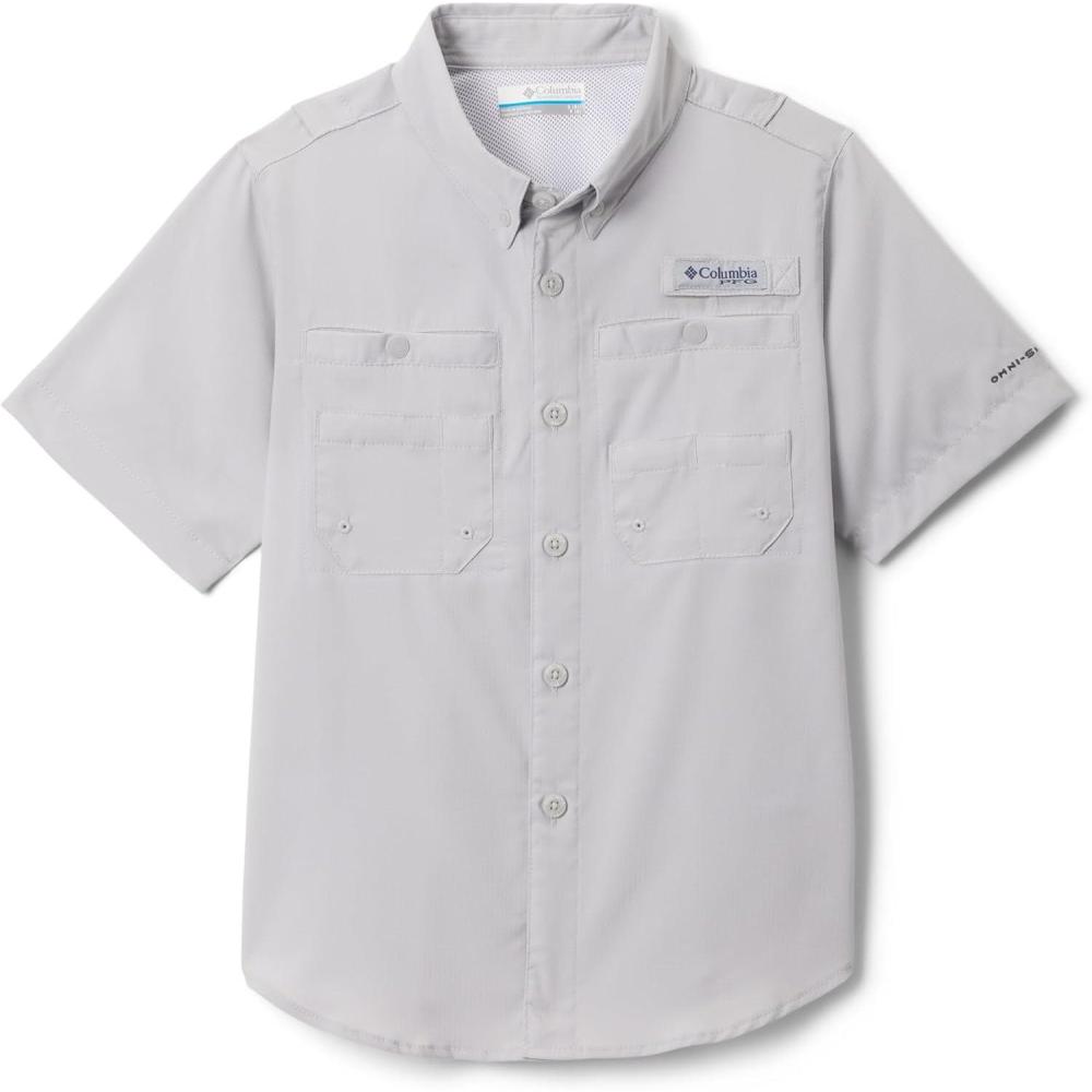 imageColumbia Boys PFG Tamiami Short Sleeve ShirtCool Grey