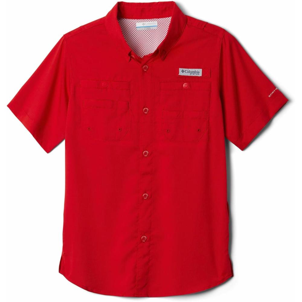 imageColumbia Boys PFG Tamiami Short Sleeve ShirtRed Spark
