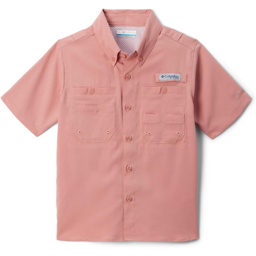 imageColumbia Boys PFG Tamiami Short Sleeve ShirtSandalwood Pink