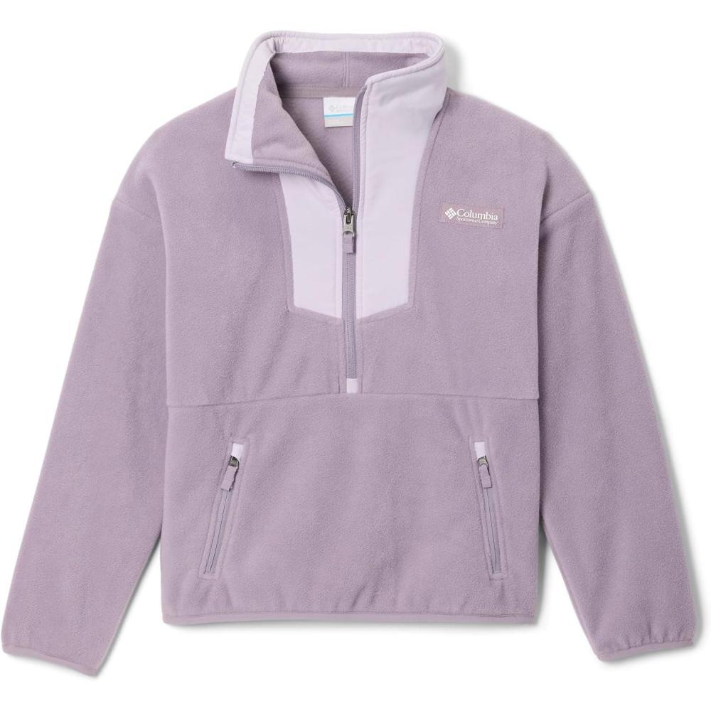 imageColumbia boys Sequoia Grove Half Zip FleeceShale PurpleLavender Pearl