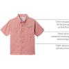 Columbia Boys PFG Tamiami Short Sleeve Shirt(Sandalwood Pink)