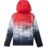 Columbia Boys Super Terminal Tackle Hoodie(Red Spark Deepsea Fade)