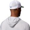 Columbia Unisex PFG Logo Mesh Ball Cap, Misty Jade/White/Hook, L/XL