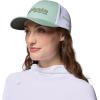 Columbia Unisex PFG Logo Mesh Ball Cap, Misty Jade/White/Hook, L/XL