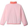 Columbia boys Sequoia Grove Half Zip Fleece(Satin Pink/Hot Coral)