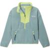 Columbia boys Sequoia Grove Half Zip Fleece(Crushed Blue/Neon Light)