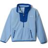 Columbia boys Sequoia Grove Half Zip Fleece(Ripple Blue/Mountain Blue)