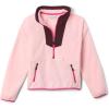 Columbia boys Sequoia Grove Half Zip Fleece(Satin Pink/Moonvista)