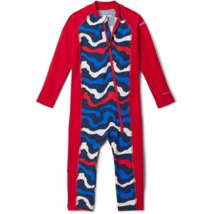 Columbia Baby Sandy Shores II Sunsuit(Collegiate Navy Wavy/Mountain Red)