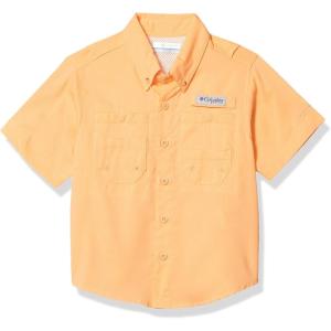 Columbia Boys PFG Tamiami Short Sleeve Shirt(Bright Nectar)