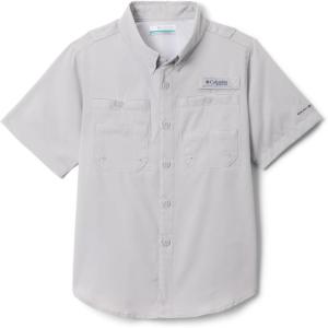 Columbia Boys PFG Tamiami Short Sleeve Shirt(Cool Grey)