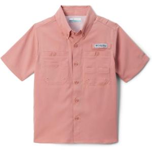 Columbia Boys PFG Tamiami Short Sleeve Shirt(Sandalwood Pink)