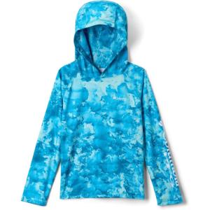 Columbia Boys Super Terminal Tackle Hoodie(Blue Echo Seamoss)