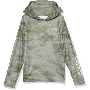 Columbia Boys Super Terminal Tackle Hoodie(Cypress Pfg Camo)