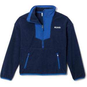 Columbia boys Sequoia Grove Half Zip Fleece(Collegiate Navy/Mountain Blue)
