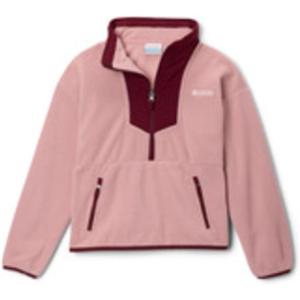 Columbia boys Sequoia Grove Half Zip Fleece(Eraser Pink/Rich Wine)