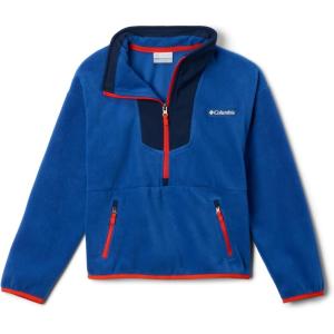 Columbia boys Sequoia Grove Half Zip Fleece(Mountain Blue/Collegiate Navy)