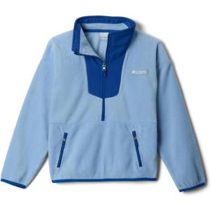 Columbia boys Sequoia Grove Half Zip Fleece(Ripple Blue/Mountain Blue)