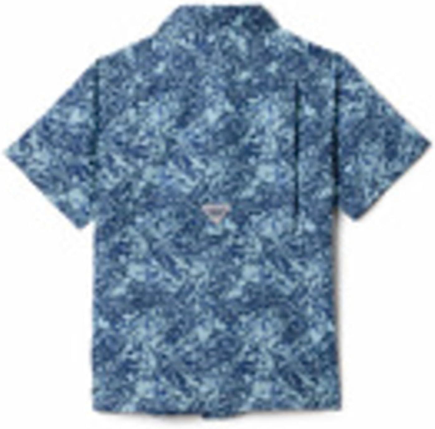 imageColumbia Boys Slack Tide Short Sleeve Camp ShirtSlack Tide Short Sleeve Camp ShirtCrushed Blue Marlin Palms
