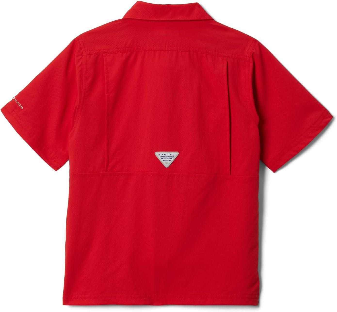 imageColumbia Boys Slack Tide Short Sleeve Camp ShirtSlack Tide Short Sleeve Camp ShirtRed Spark