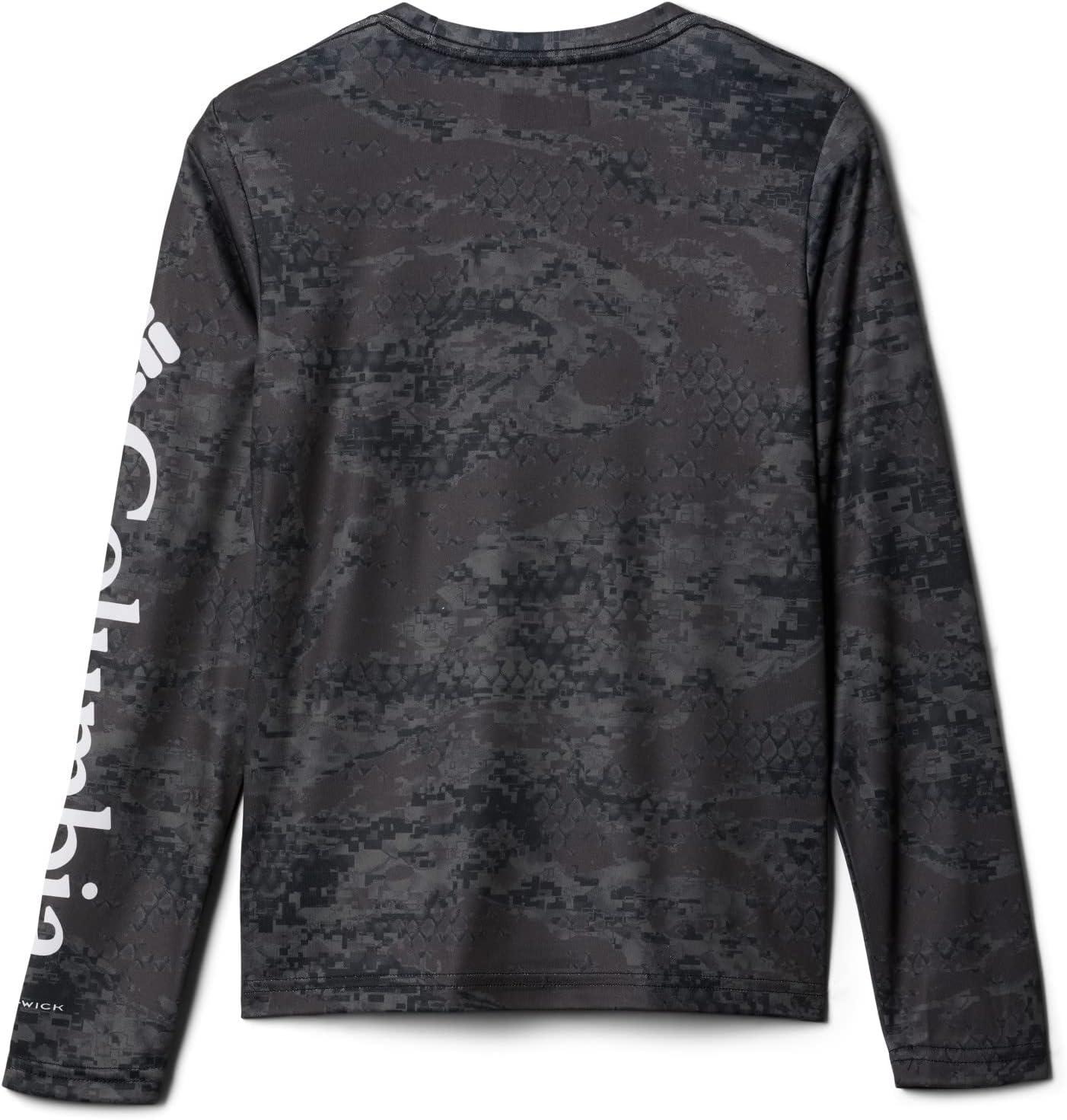 imageColumbia Boys Terminal Tackle Long Sleeve TeeBlack Pfg Camo Print