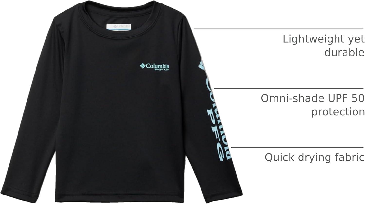 imageColumbia Boys Terminal Tackle Long Sleeve TeeBlackGulf Stream Logo