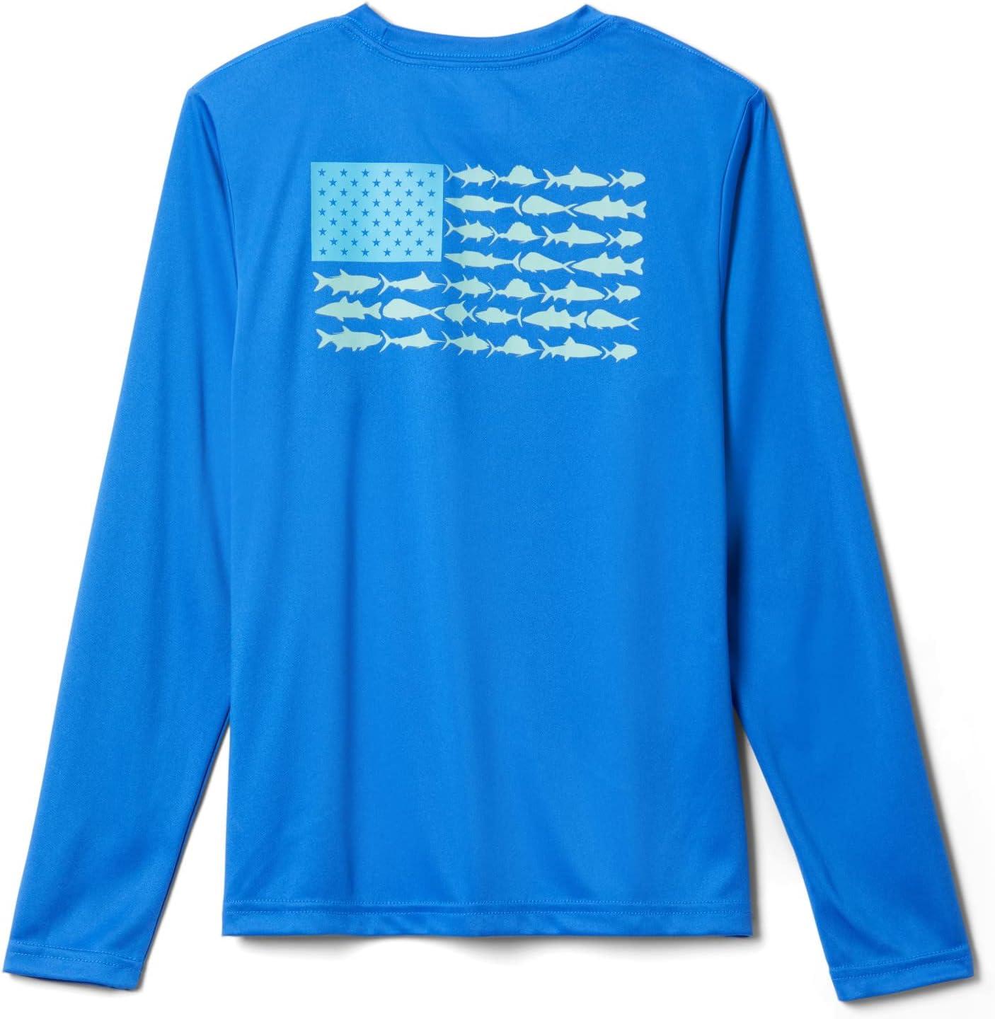 imageColumbia Boys Terminal Tackle Long Sleeve TeeBlue MacawAtoll
