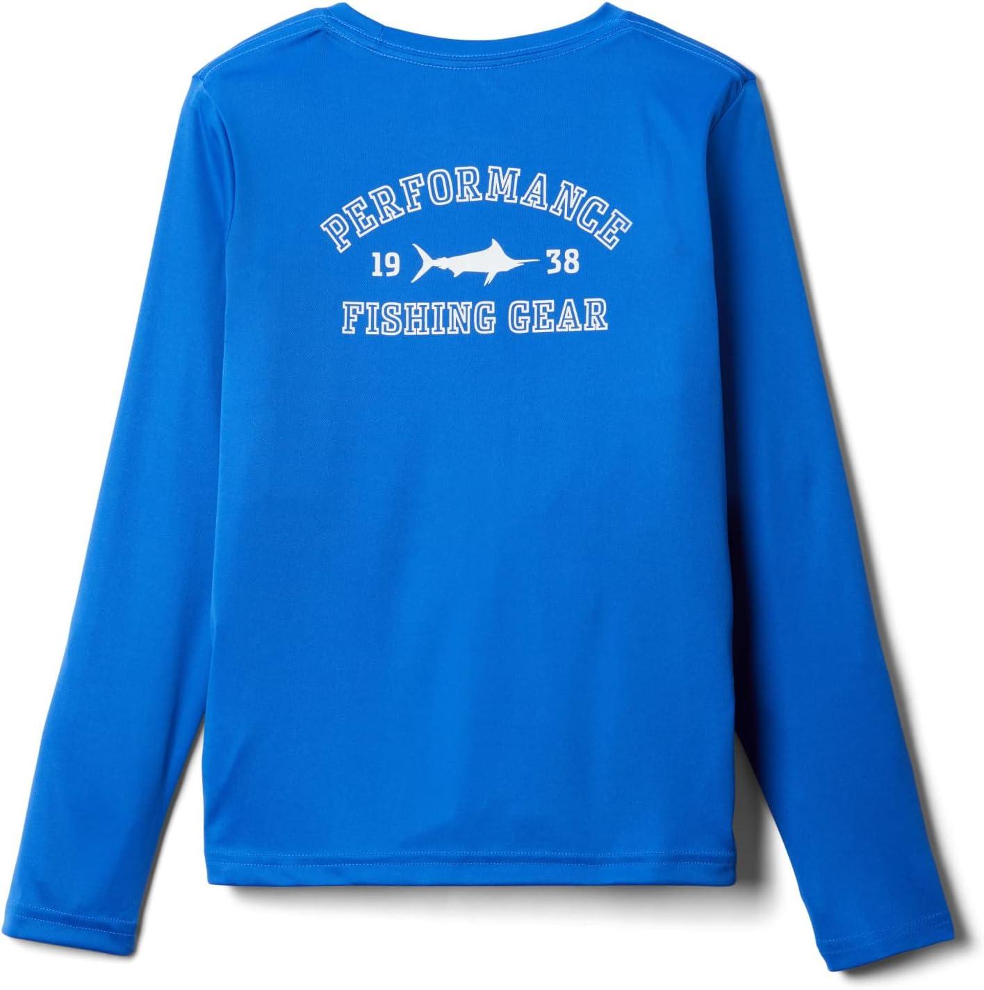 imageColumbia Boys Terminal Tackle Long Sleeve TeeBlue MacawWhite Marlin