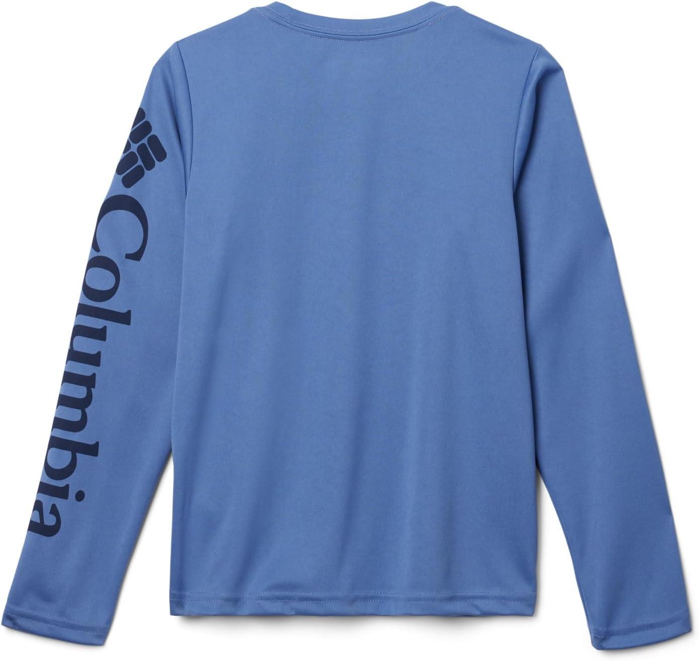 imageColumbia Boys Terminal Tackle Long Sleeve TeeBluebellCollegiate Navy Logo