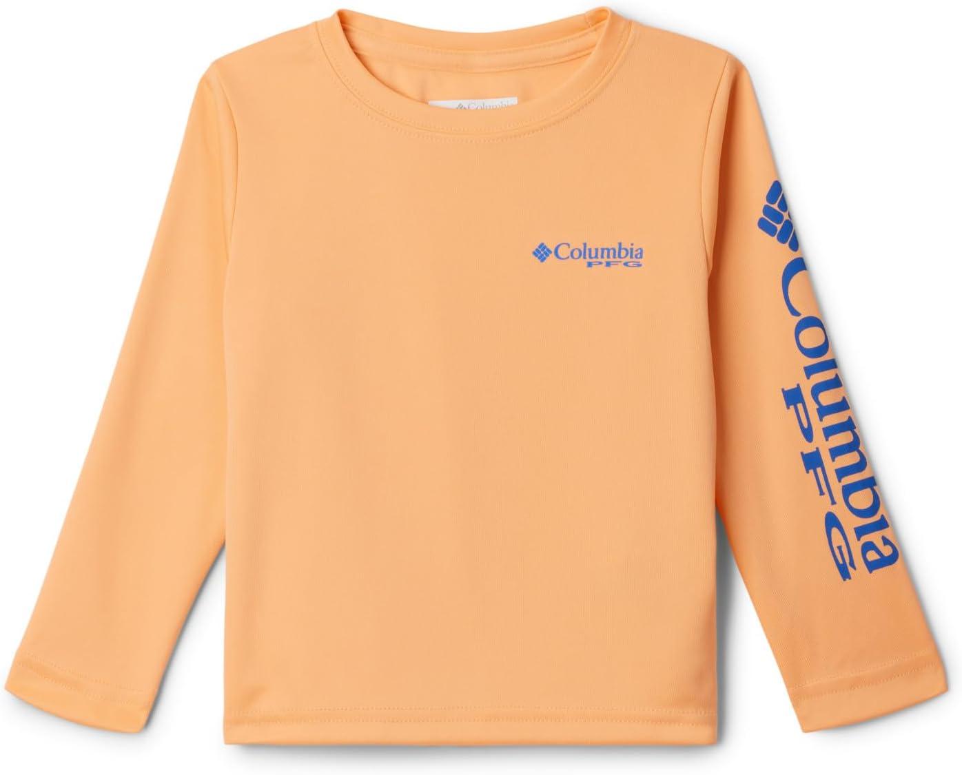 imageColumbia Boys Terminal Tackle Long Sleeve TeeBright NectarVivid Blue Logo