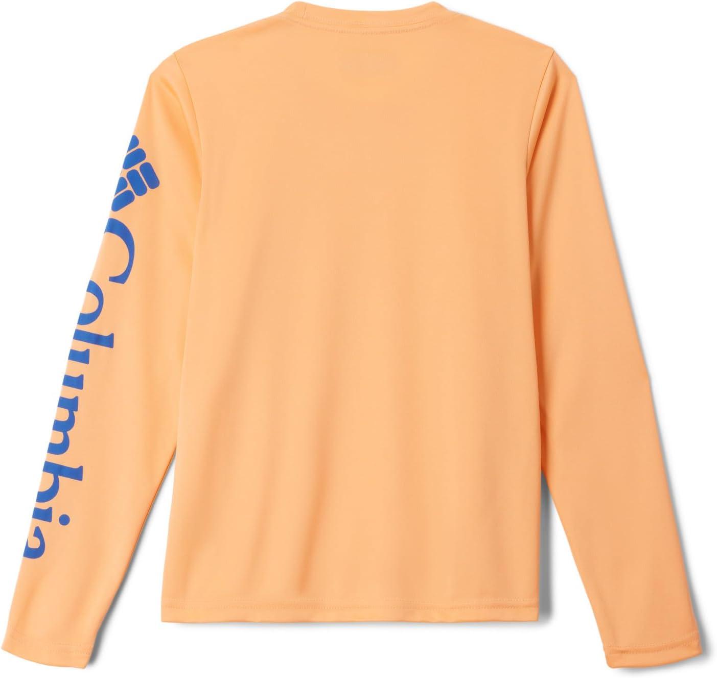 imageColumbia Boys Terminal Tackle Long Sleeve TeeBright NectarVivid Blue Logo