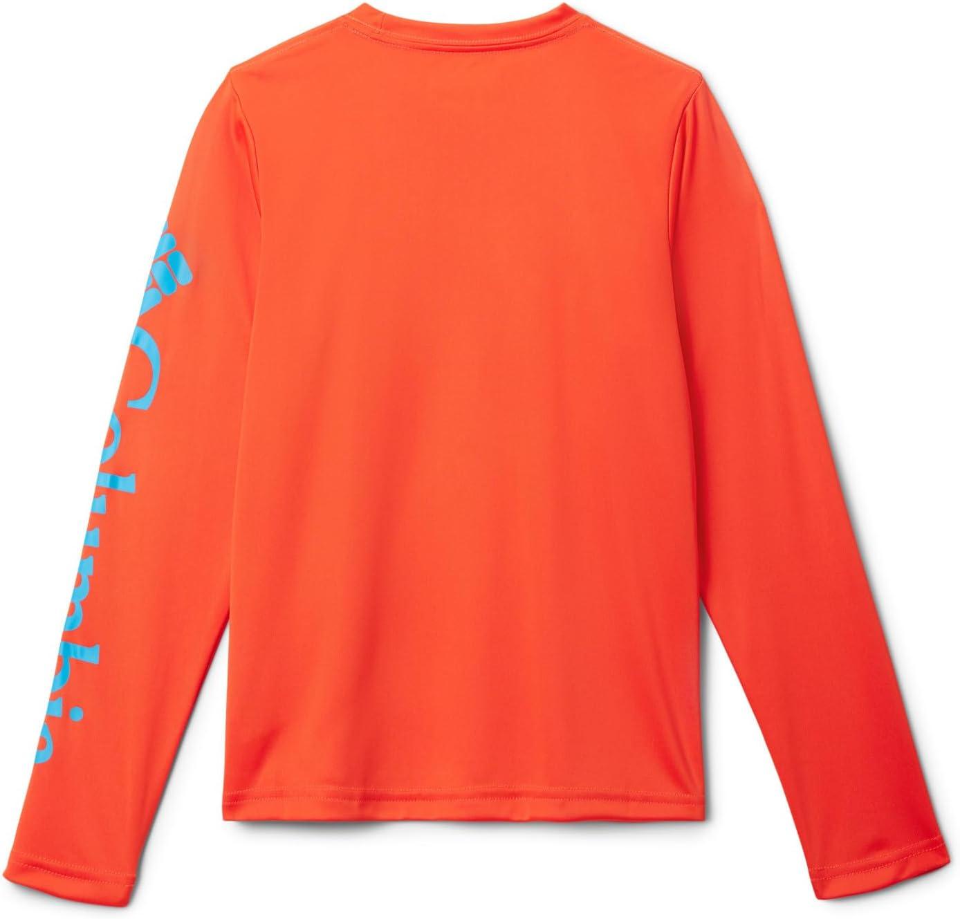 imageColumbia Boys Terminal Tackle Long Sleeve TeeBright PoppyOcean Blue Logo