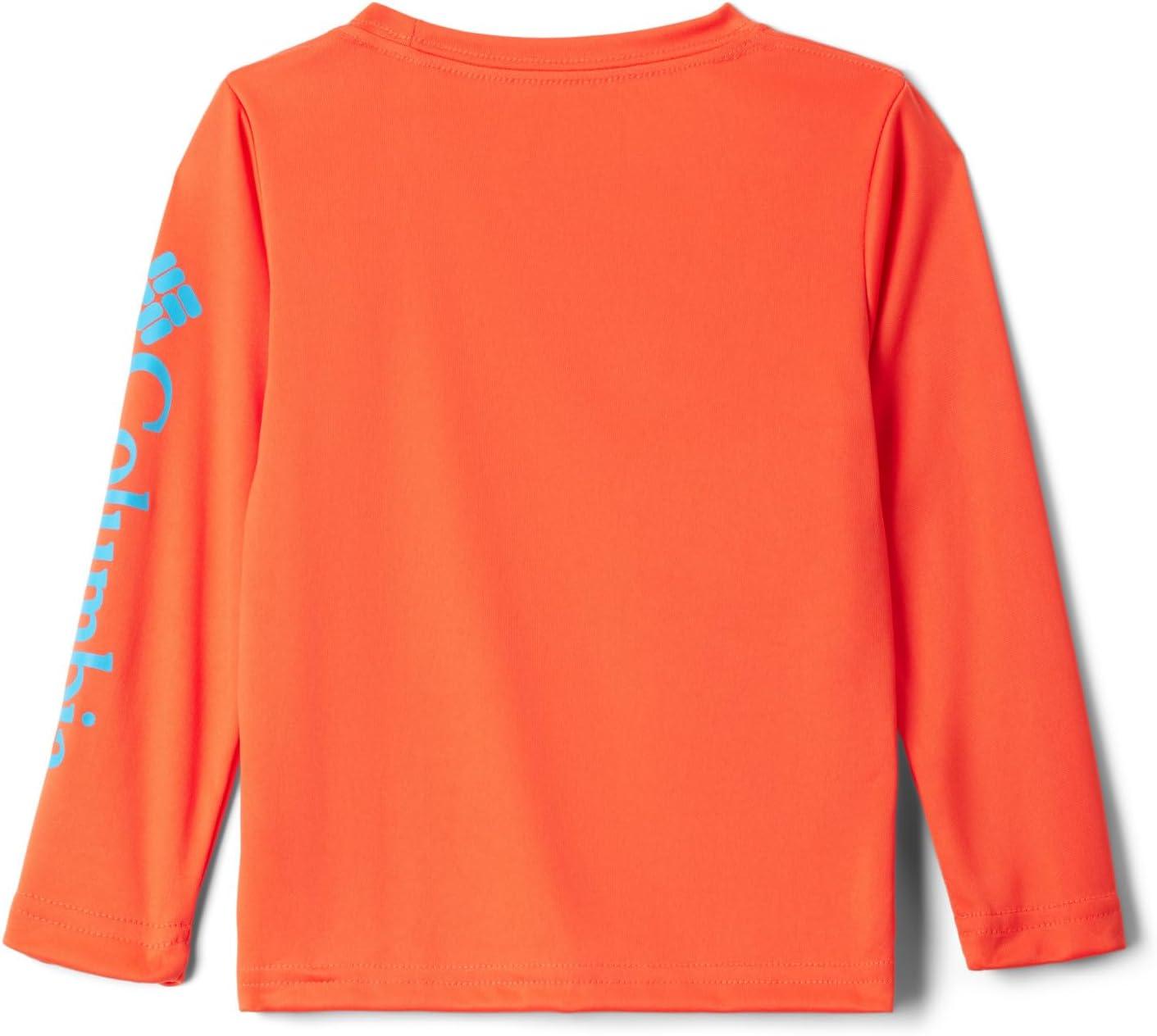 imageColumbia Boys Terminal Tackle Long Sleeve TeeBright PoppyOcean Blue Logo