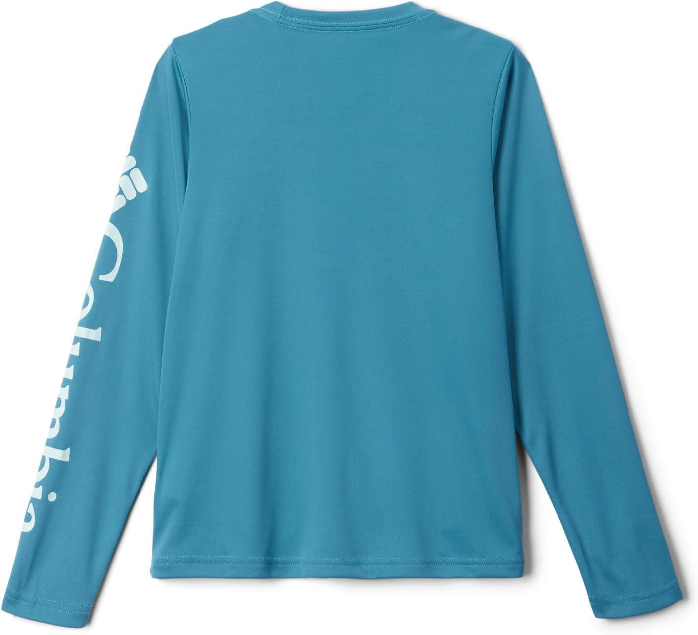 imageColumbia Boys Terminal Tackle Long Sleeve TeeCanyon BlueIcy Morn Logo