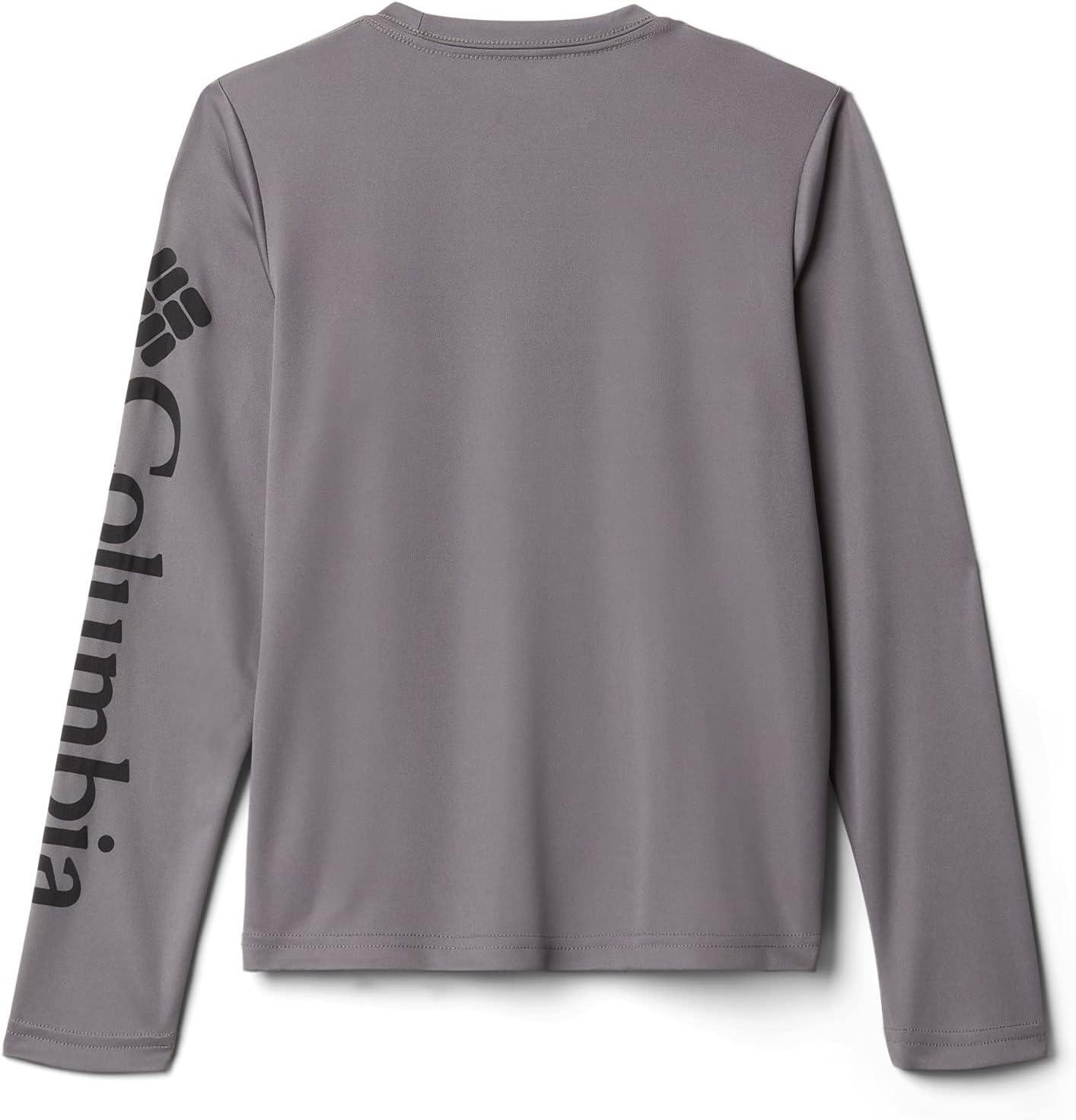 imageColumbia Boys Terminal Tackle Long Sleeve TeeCity GreyBlack Logo
