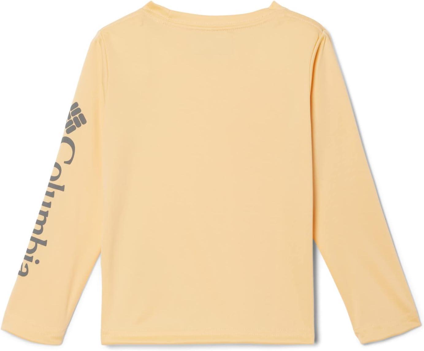 imageColumbia Boys Terminal Tackle Long Sleeve TeeCocoa ButterCity Grey Logo